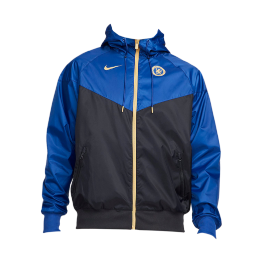 Nike Chelsea FC Essentials Windrunner Hooded Woven Jacket Rush Blue Black - Asia
