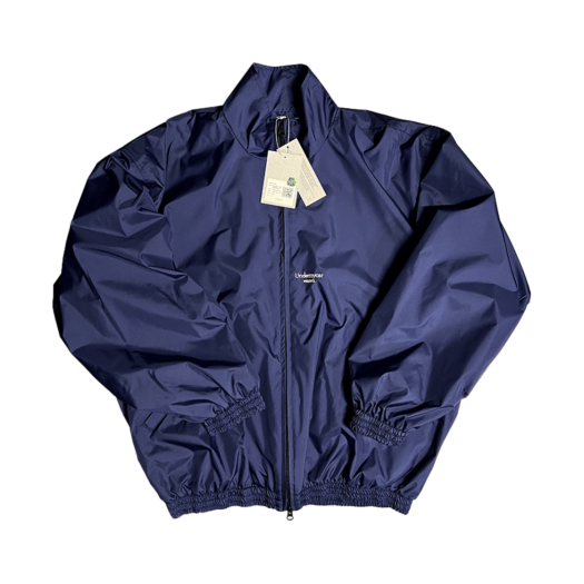 UMCM24NV Undermycar Mu.24 Anti Fxxking Logo Play Crop Zip-up Jacket Navy
