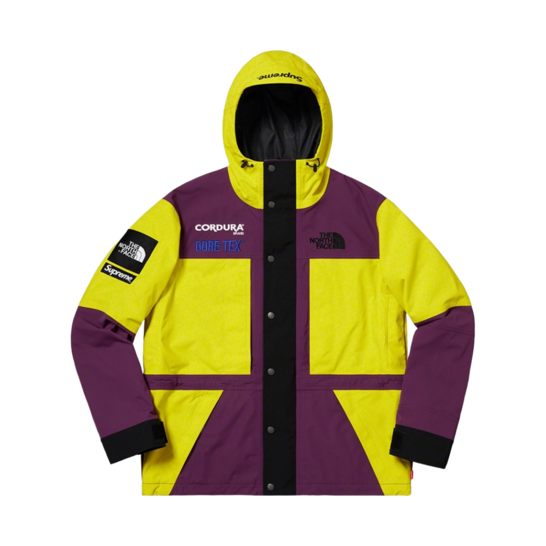 슈프림 x 노스페이스 익스페디션 자켓 설퍼 - 18FW