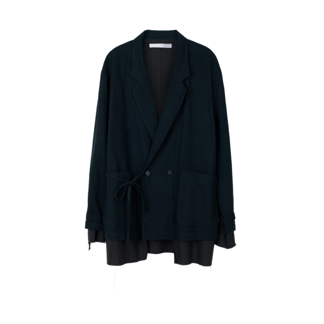 AY-JK06 Amaiyuutsu Noil Double Jacket Black