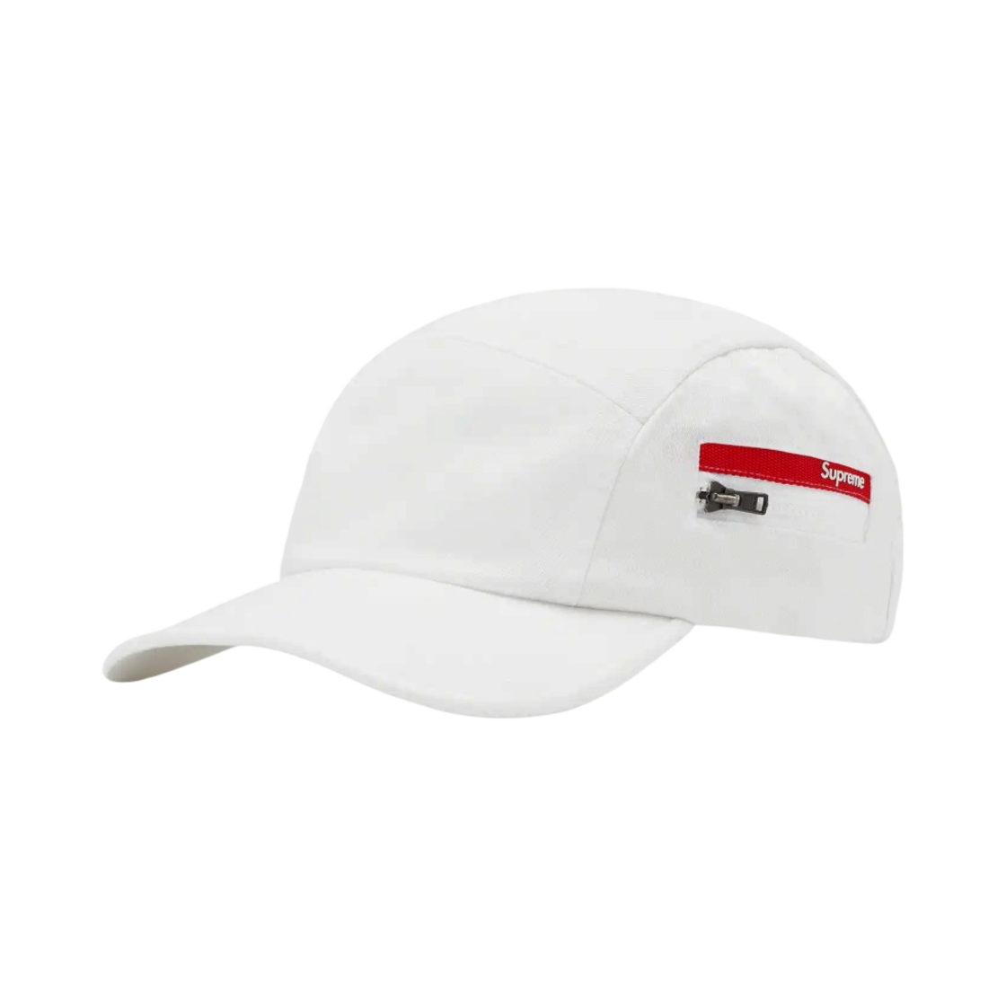 슈프림 집 포켓 캠프캡 화이트 - 22SS(Supreme Zip Pocket Camp Cap White - 22SS) - 1