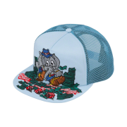Supreme Elephant Mesh Back 5-Panel Blue - 22FW
