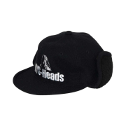 Hysteric Glamour HYS Heads Embroidery Flight Cap Black