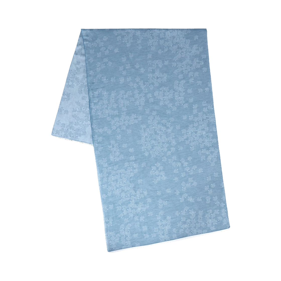 (W) 멀버리 코튼 데님 타마라 스카프 블루((W) Mulberry Cotton Denim Tamara Scarf Blue)