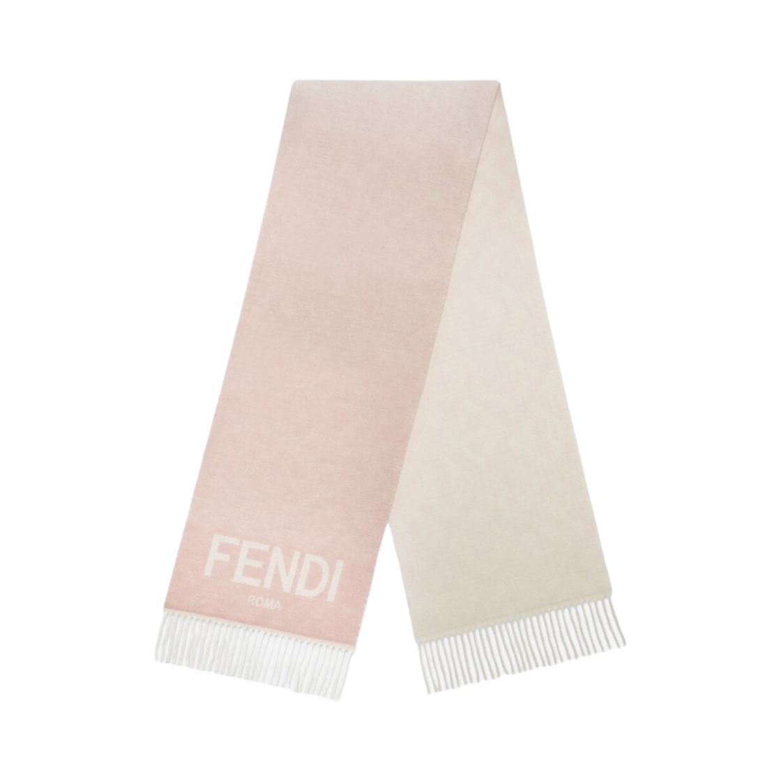 펜디 캐시미어 울 로마 스카프 핑크(Fendi Cashmere and Wool Roma Scarf Pink) - 1