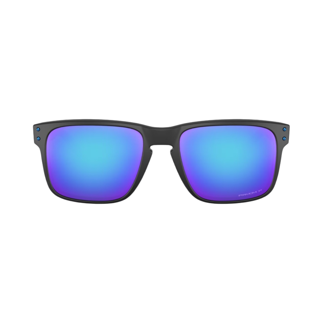 오클리 홀브룩 매트 블랙 프레임 프리즘 사파이어 폴러라이즈드 렌즈 로우 브릿지 핏(Oakley Holbrook Matte Black Frame Prizm Sapphire Polarized Lenses Low Bridge Fit) - 2