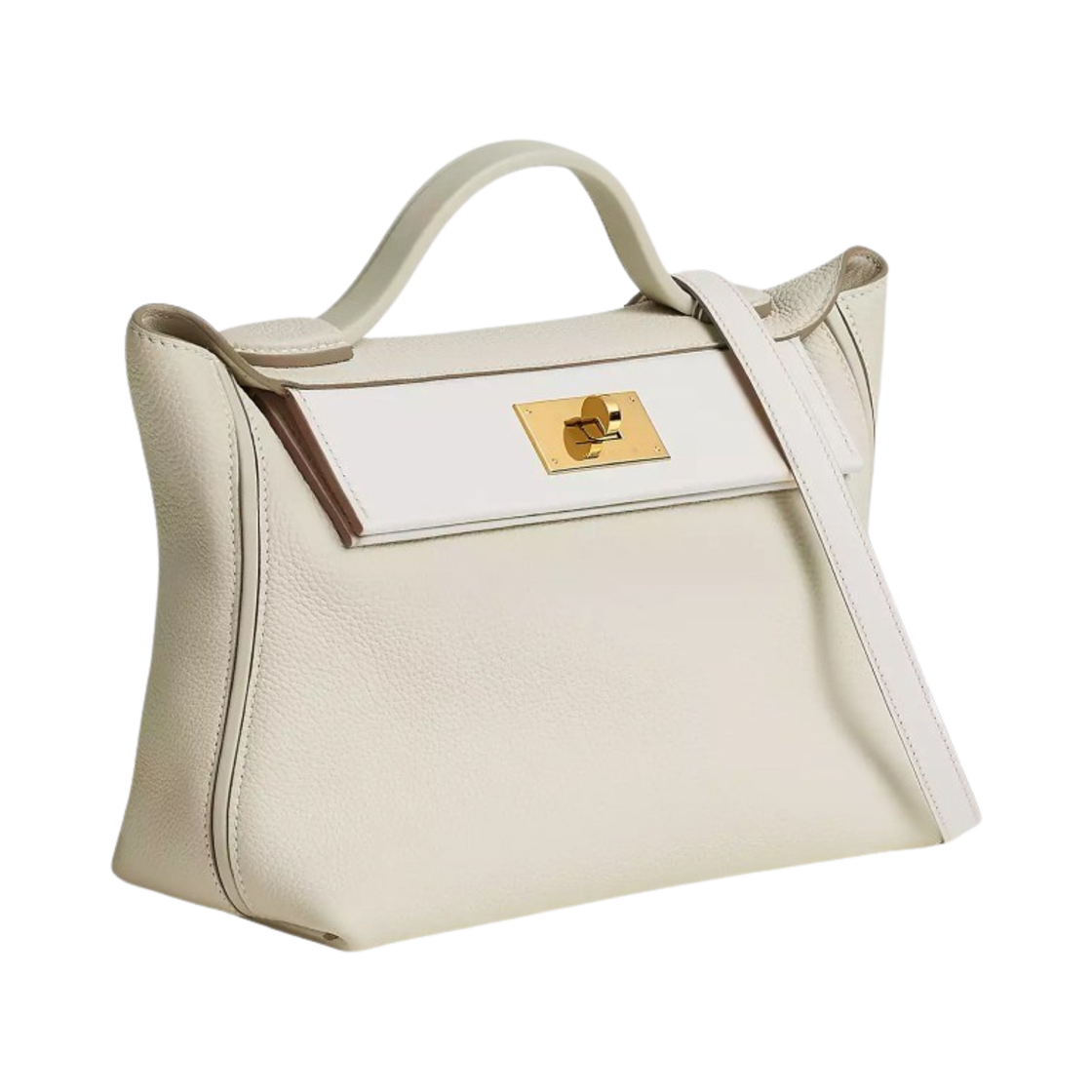 에르메스 24/24 29 백 토고 스위프트 & 골드 하드웨어 머쉬룸 뉴 화이트(Hermes 24/24 29 Bag Togo Swift & Gold Mushroom New White) - 2