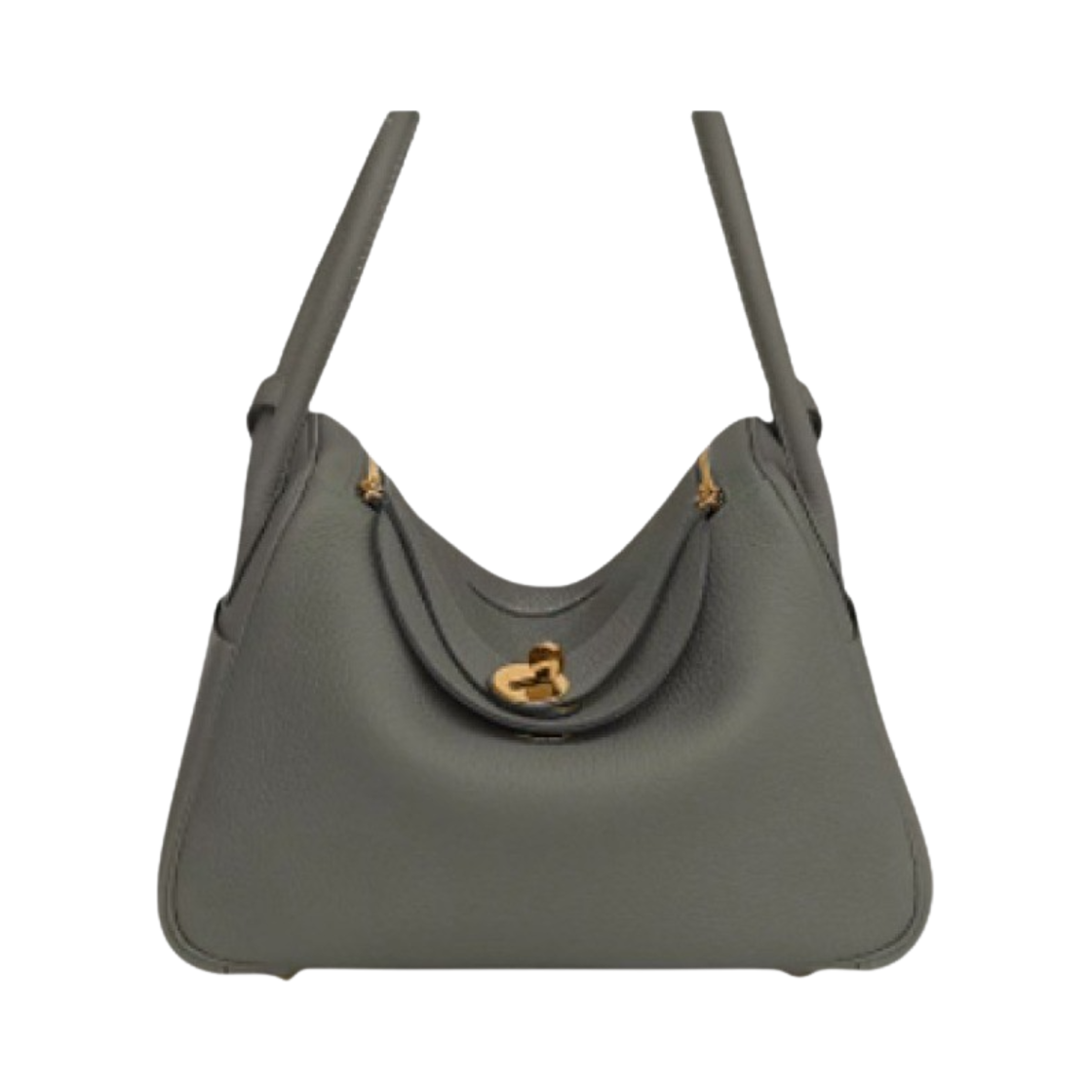 에르메스 린디 26 백 클레망스 & 골드 하드웨어 그리 메이어(Hermes Lindy 26 Bag Clemence & Gold Gris Meyer)
