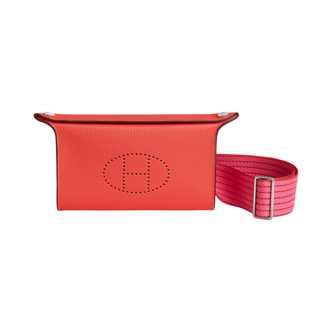 에르메스 비드포쉬 백 토고 & 팔라듐 하드웨어 오랑쥬 필드 로즈 티리엔(Hermes Videpoches Bag Togo & Palladium Orange Field Rose Tyrien) - 1