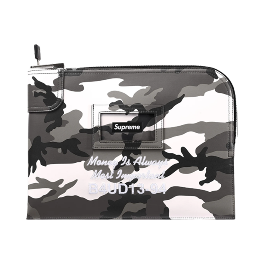 슈프림 레더 머니 백 스노우 카모 - 25SS