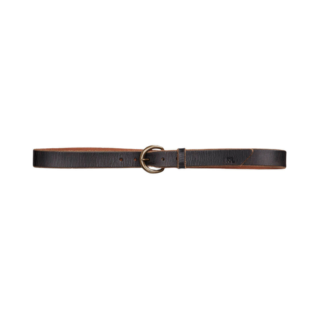 더블알엘 테런스 텀블드 레더 벨트 브라운(Double RL Terence Tumbled Leather Belt Brown) - 2