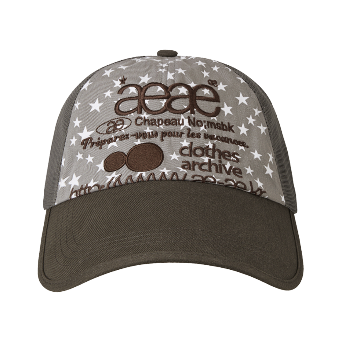 キャップ AEAE WEB LOGO DAMAGED CAP DARK BROWN AE44SUCA005DAB WEB LOGO DAMAGED CAP [DARK BROWN] – aeae JAPAN