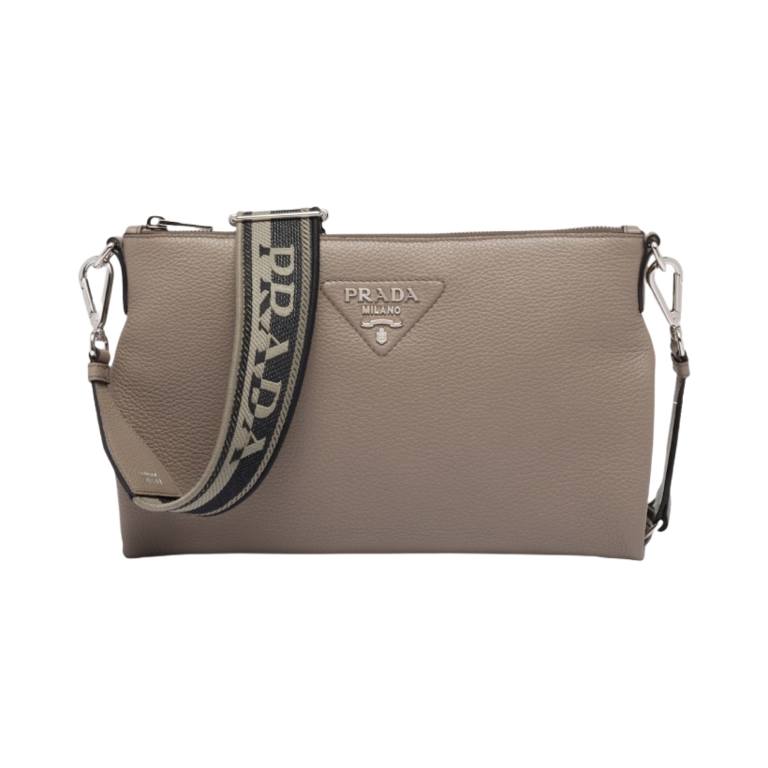 프라다 레더 숄더백 클레이 그레이(Prada Leather Shoulder Bag Clay Grey) - 1