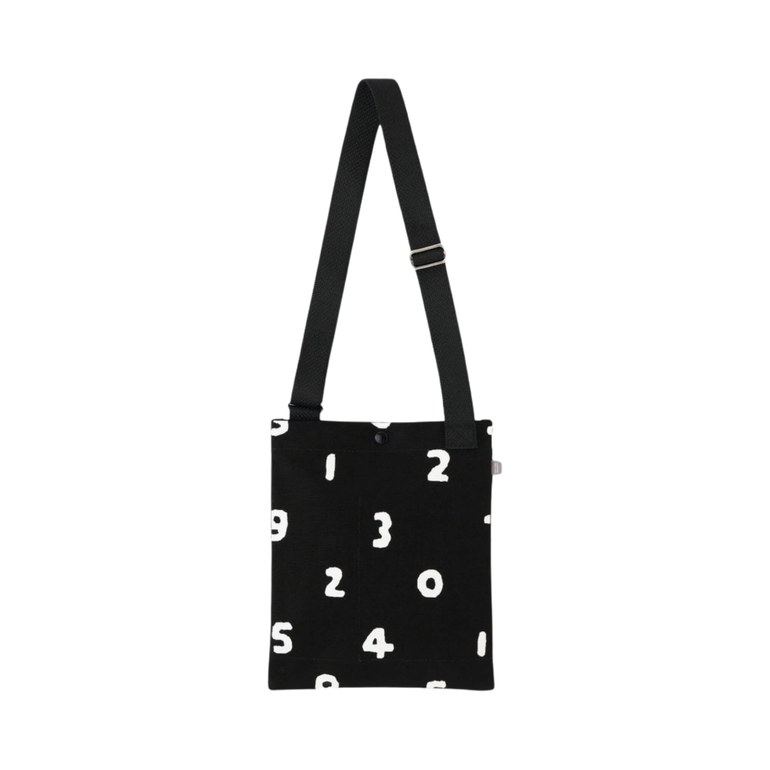 - Sou Sou Canvas Sacoche Small Bag Black White