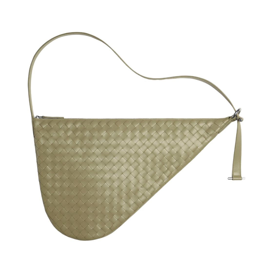 보테가 베네타 버귤 레더 크로스바디백 트래버틴(Bottega Veneta Virgule Leather Crossbody Bag Travertine) - 1