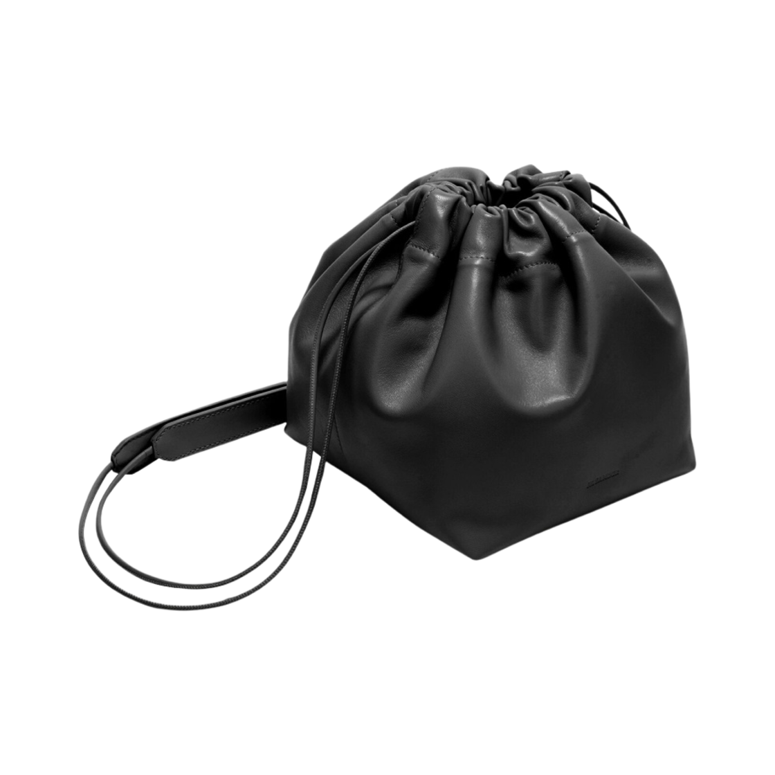 질 샌더 스몰 드로우스트링 크로스바디 블랙(Jil Sander Small Drawstring Crossbody Black) - 2