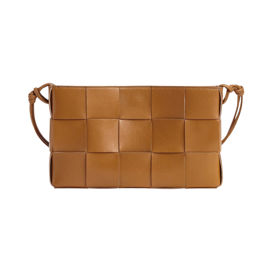 보테가 베네타 스트랩 레더 카세트 파우치 카멜(Bottega Veneta Leather Cassette Pouch on Strap Camel) - 1