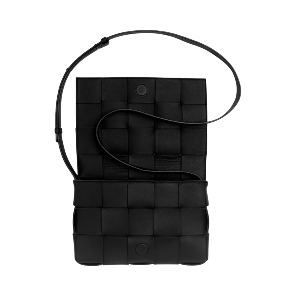 보테가 베네타 램스킨 레더 카세트백 블랙(Bottega Veneta Lambskin Leather Cassette Black) - 2