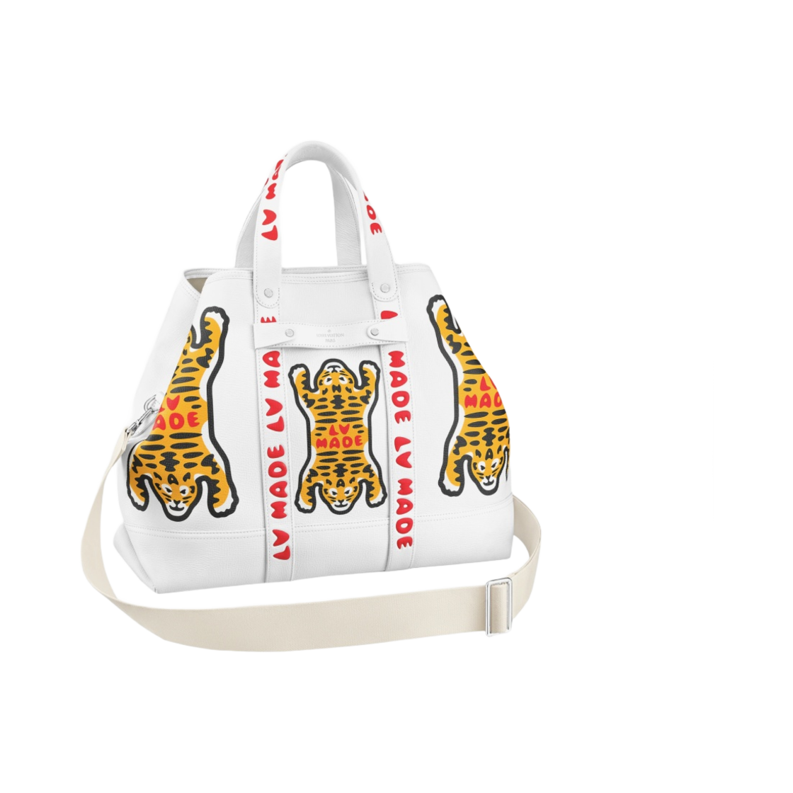 M59366 Louis Vuitton x Nigo Tote Journey White