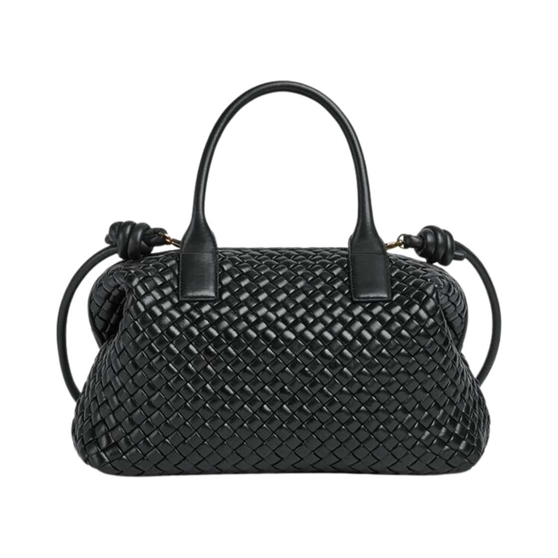 보테가 베네타 미디움 바울레또 블랙(Bottega Veneta Medium Bauletto Black) - 1