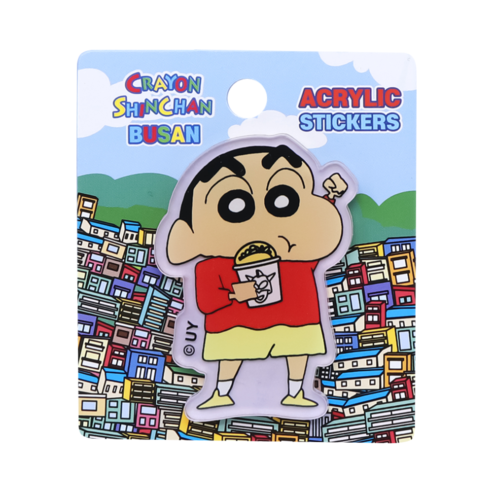 8809868973097 Daewonmedia Crayon Shin Chan Regional Theme Acrylic Sticker Busan