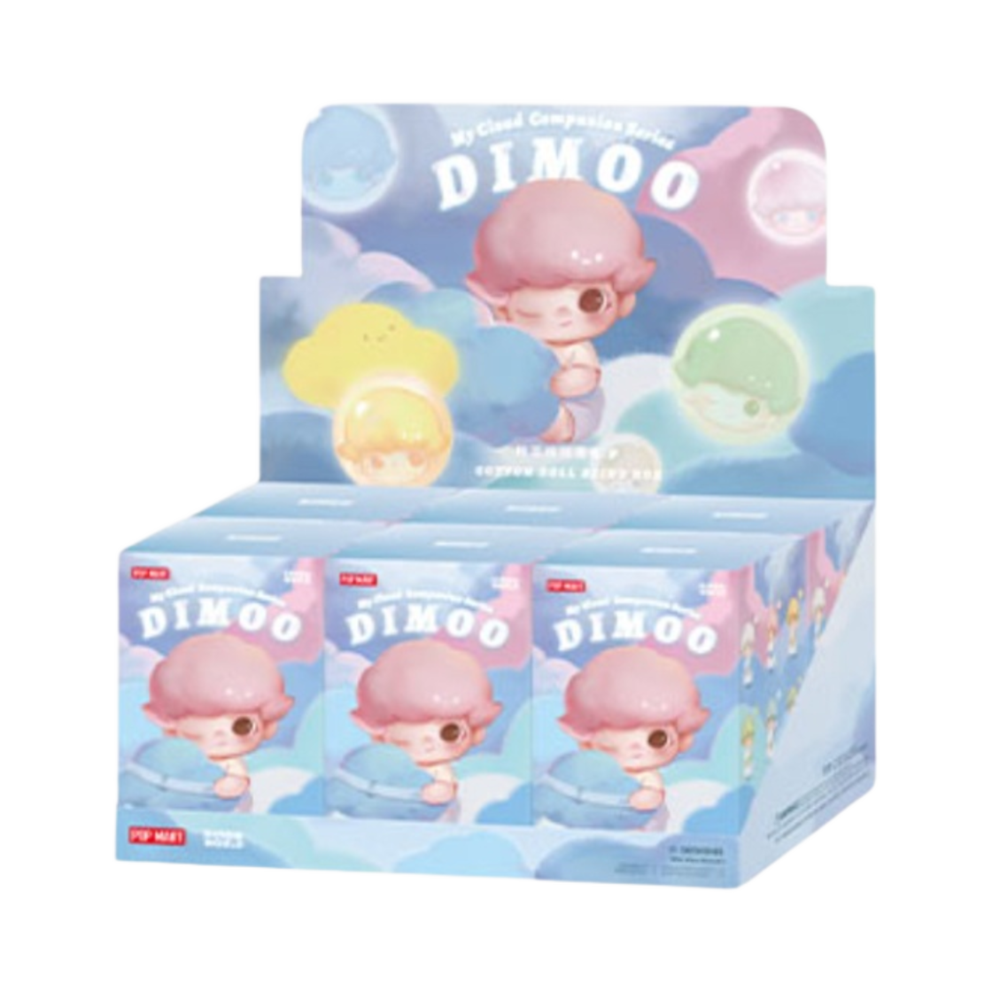 팝마트 디무 나만의 클라우드 시리즈 인형 미개봉 랜덤박스 (6개입)(Pop Mart Dimoo My Own Cloud Series Figure Sealed Case (6 Blind Boxes)) - 1