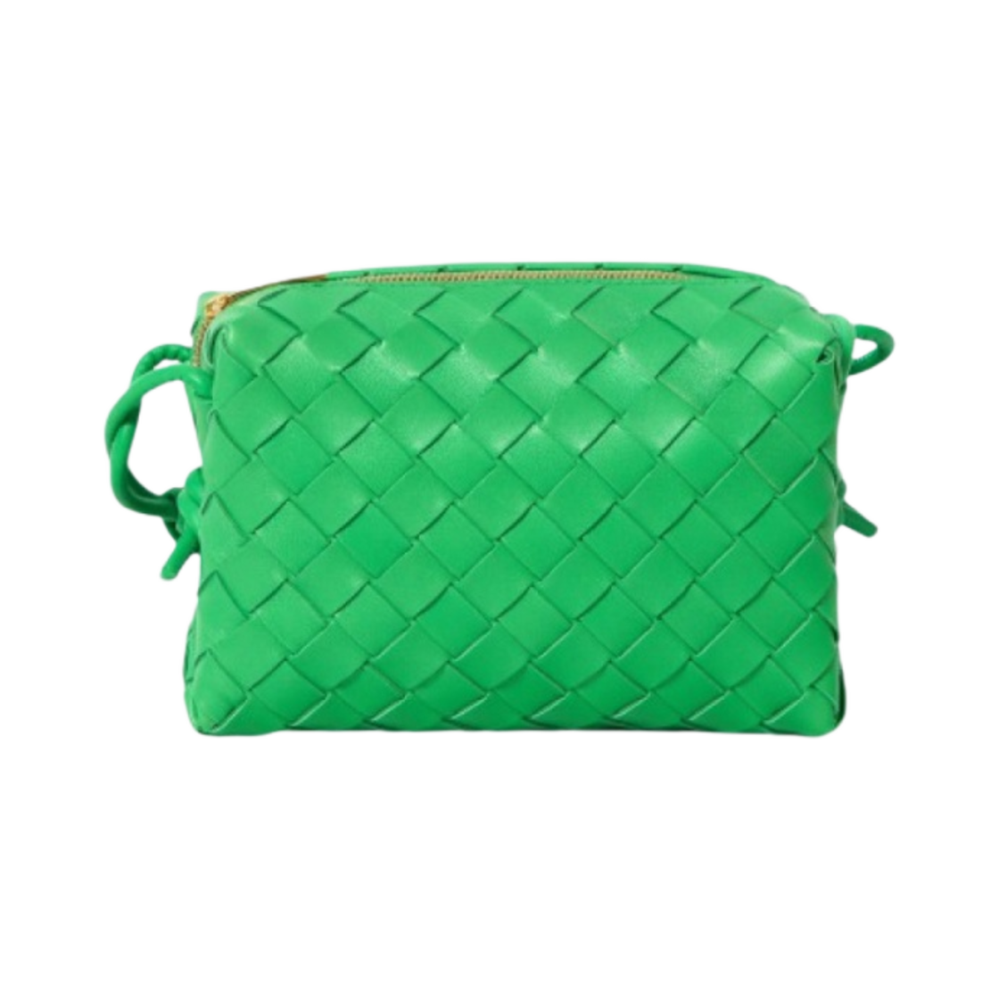 723547V1G113722 Bottega Veneta Mini Loop Camera Bag Parakeet
