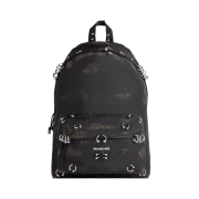 Balenciaga Explorer Backpack with Piercings Black