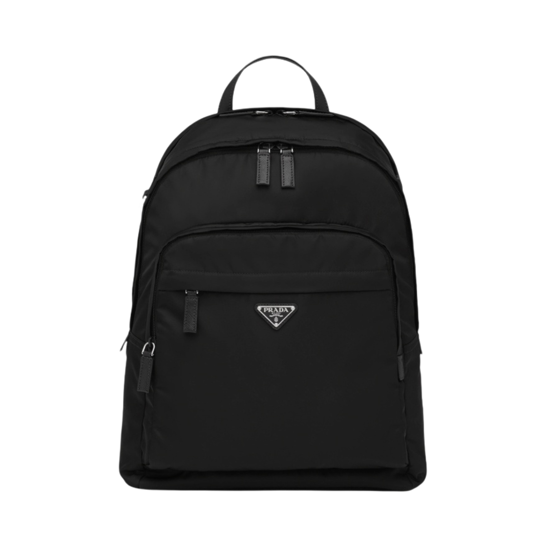프라다 리나일론 및 사피아노 레더 백팩 블랙(Prada Re-Nylon and Saffiano Leather Backpack Black)