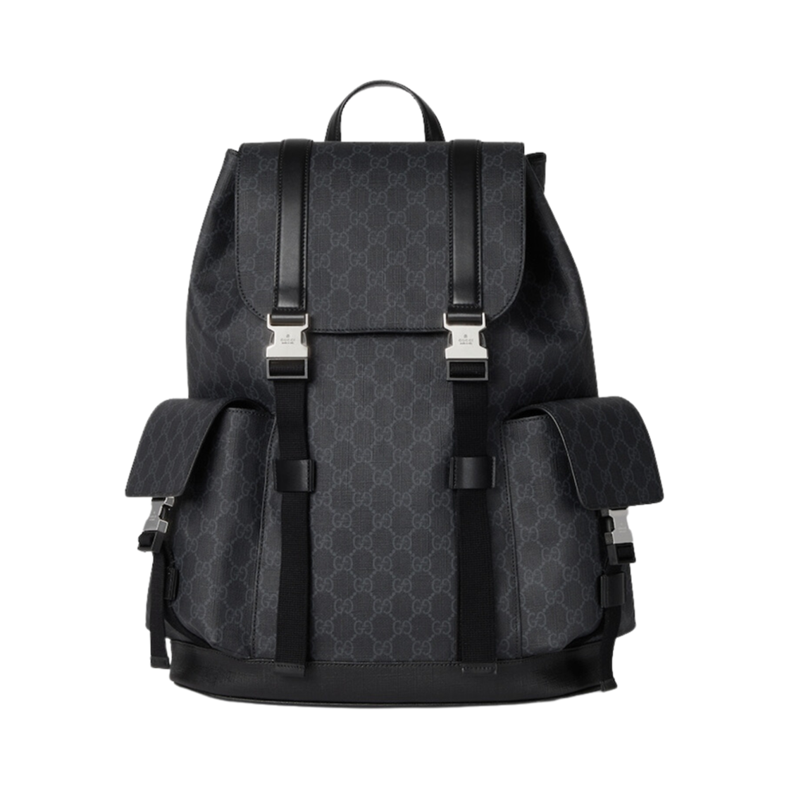 구찌 GG 슈프림 캔버스 백팩 블랙(Gucci GG Supreme Canvas Backpack Black) - 1