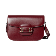 Gucci Horsebit 1955 Small Shoulder Bag Rosso Ancora Red