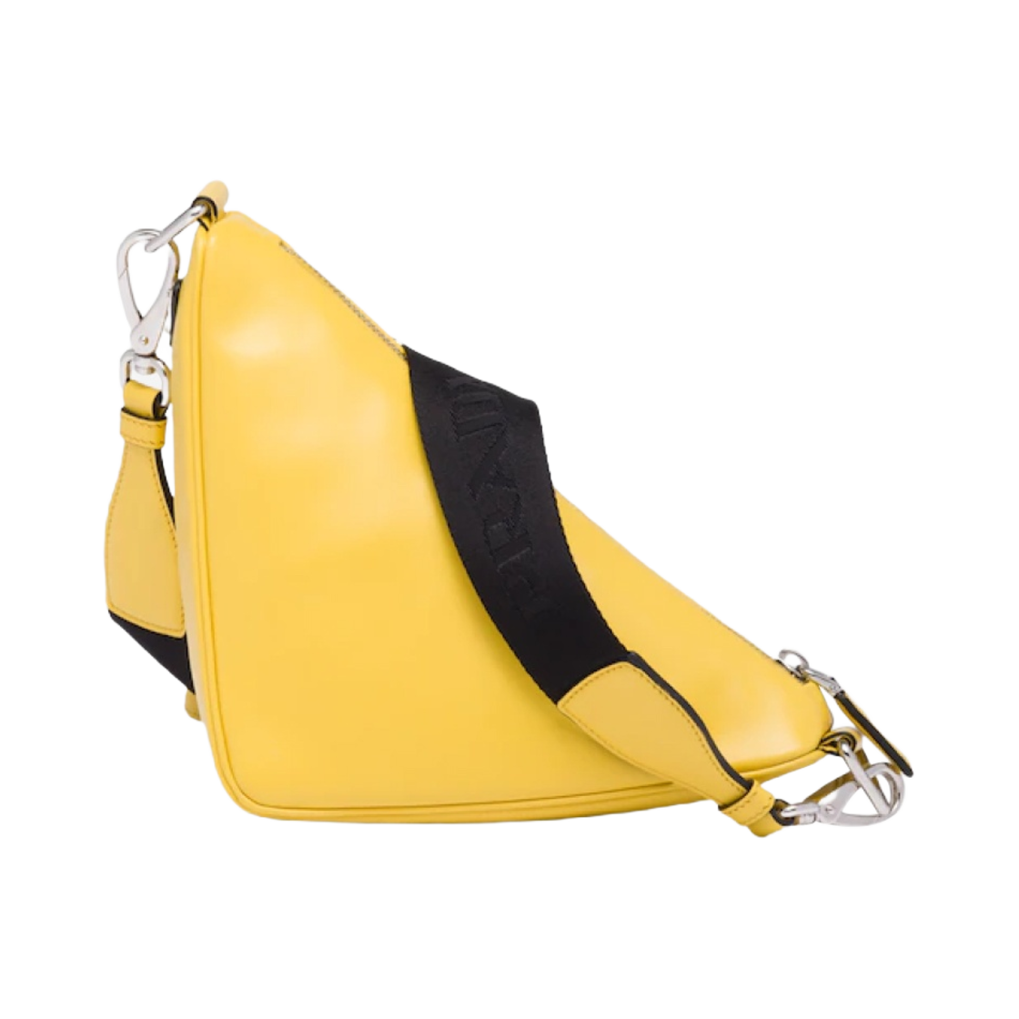 프라다 트라이앵글 레더 숄더백 써니 옐로우(Prada Triangle Leather Shoulder Bag Sunny Yellow) - 2