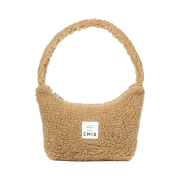 Emis Boucle Hobo Bag Beige