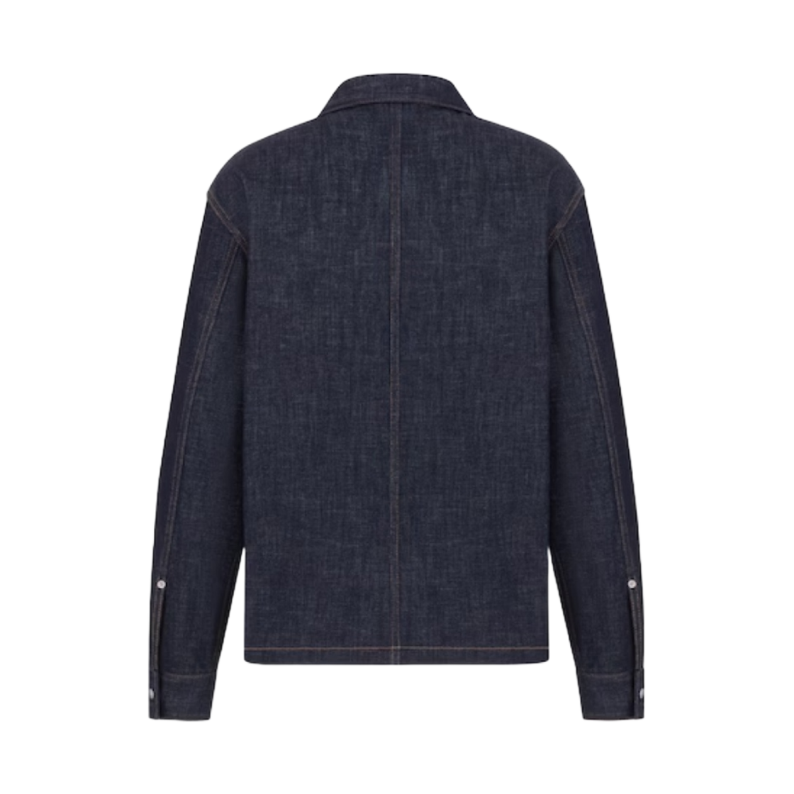 디올 오블리크 코튼 데님 오버셔츠 로우 블루(Dior Oblique Cotton Denim Overshirt Raw Blue) - 2