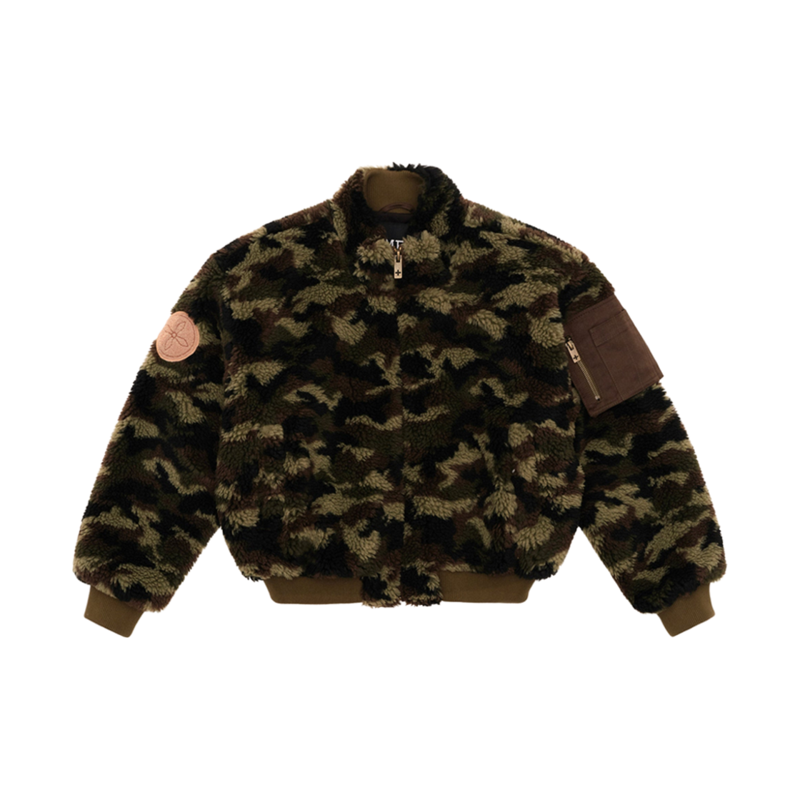 (W) 에스엠에프케이 와일드월드 어드벤처 카모플라주 스탠드 칼라 자켓 카모플라주((W) SMFK Wildworld Adventure Camouflage Stand Collar Jacket Camouflage)