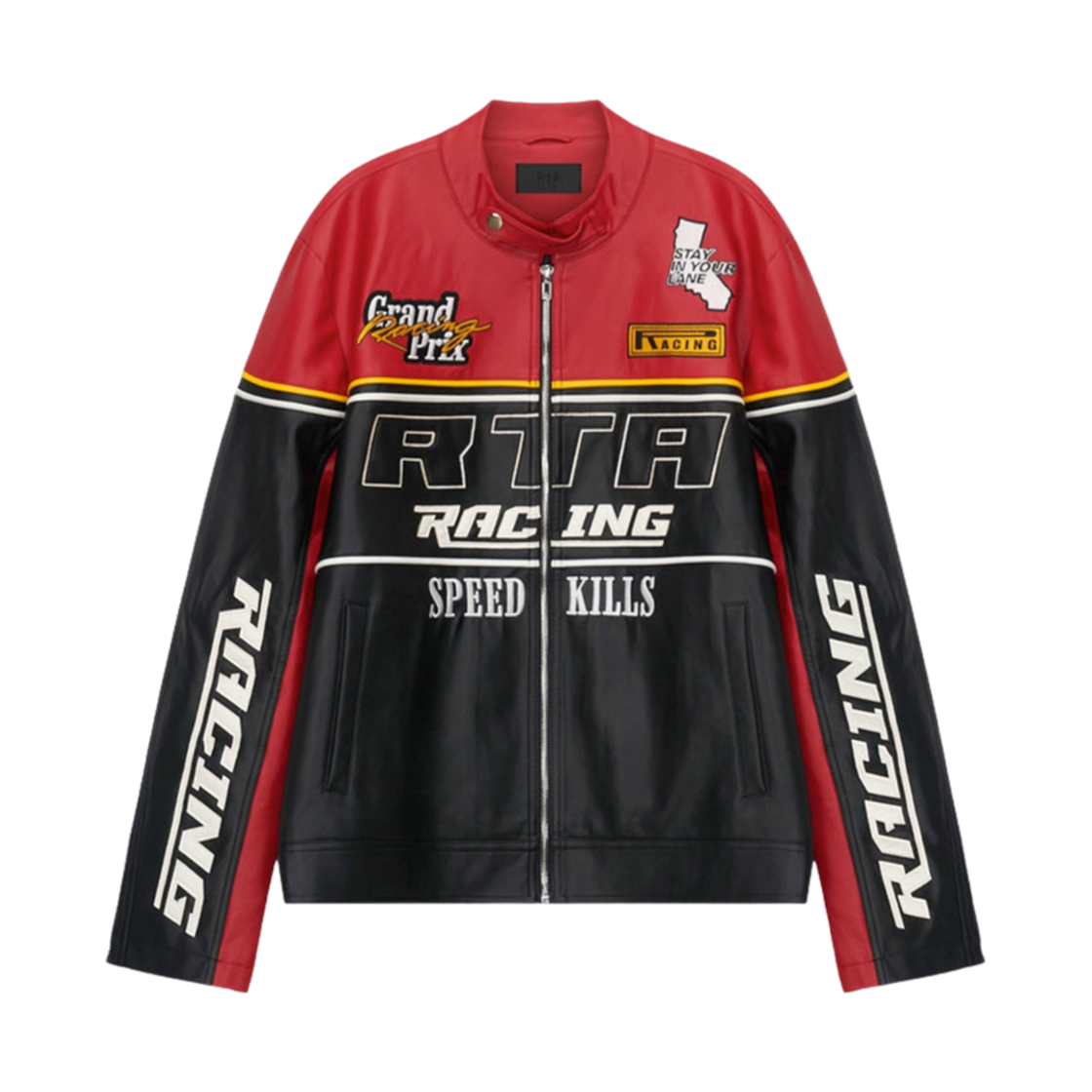 RTA 조나 레이싱 자켓 블랙 레드(RTA Jonah Racing Jacket Black Red)