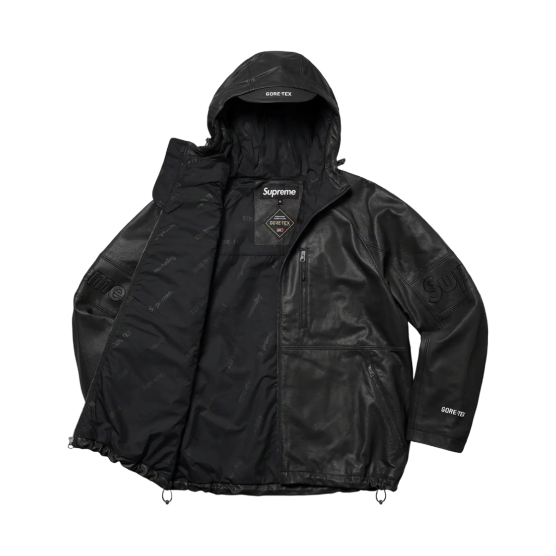 슈프림 고어텍스 레더 자켓 블랙 - 22SS(Supreme Gore-Tex Leather Jacket Black - 22SS) - 2