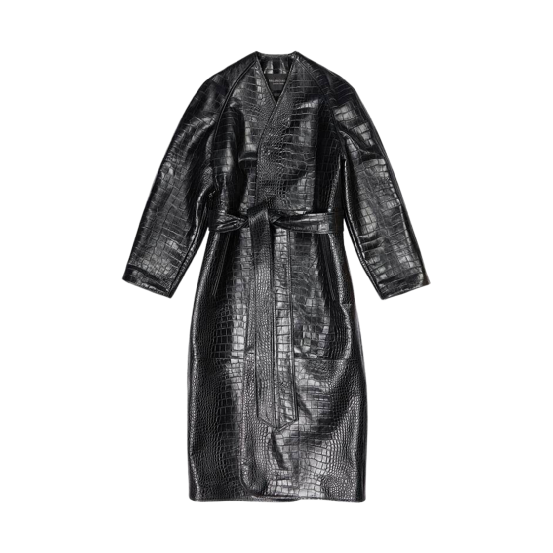 (W) 발렌시아가 라이닝 코트 블랙((W) Balenciaga Lining Coat Black) - 1