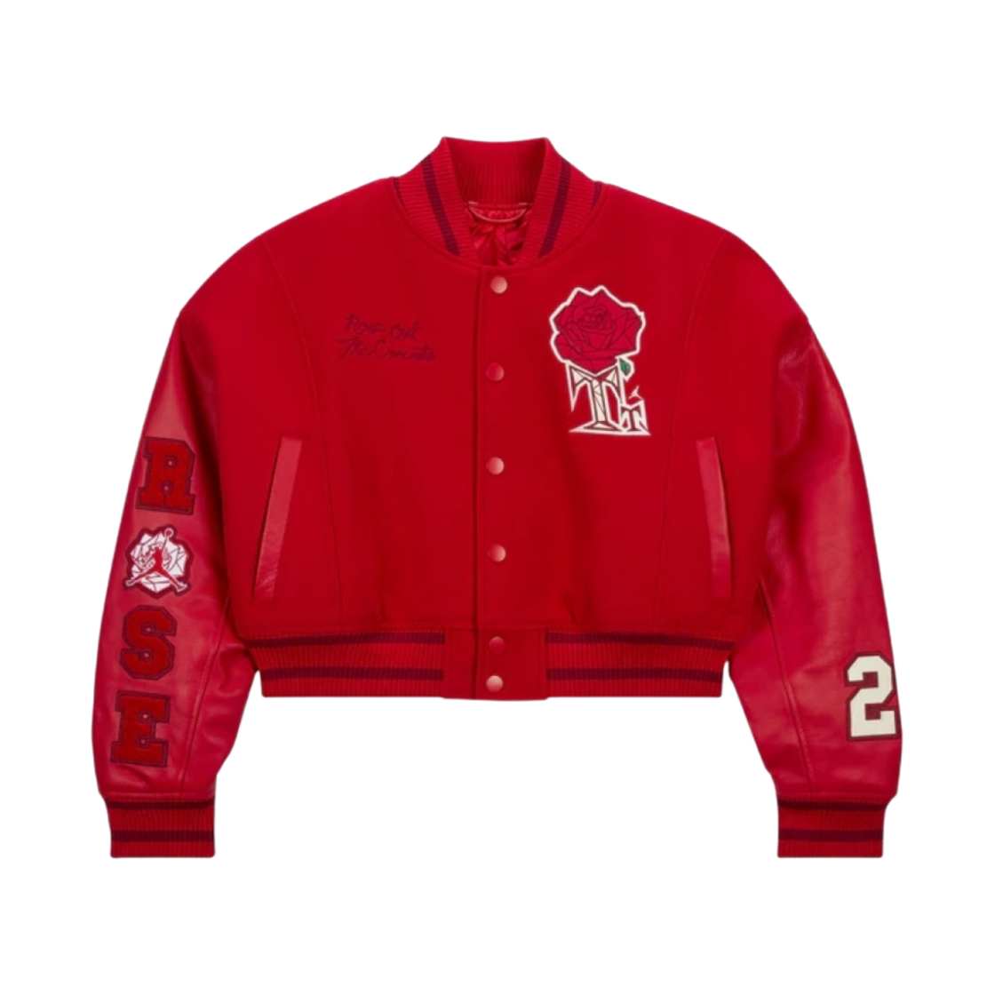 FB2643-687 (W) Jordan x Teyana Taylor Varsity Jacket Gym Red - Asia