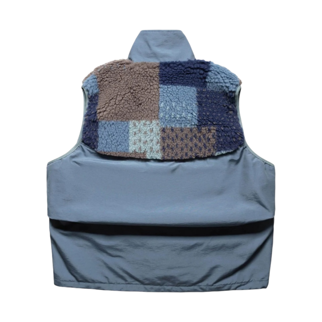 캐피탈 60/40 크로스 X 츠기하기 플리스 휘테 베스트 네이비(Kapital 60/40 Cross X Tugihagi Fleece Hutte Vest Navy) - 2