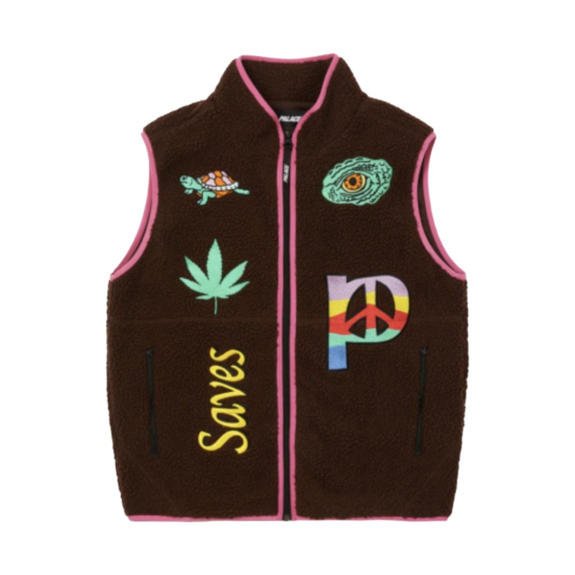 팔라스 지저스 질레 브라운 - 22SS(Palace Jesus Gilet Brown - 22FW) - 1