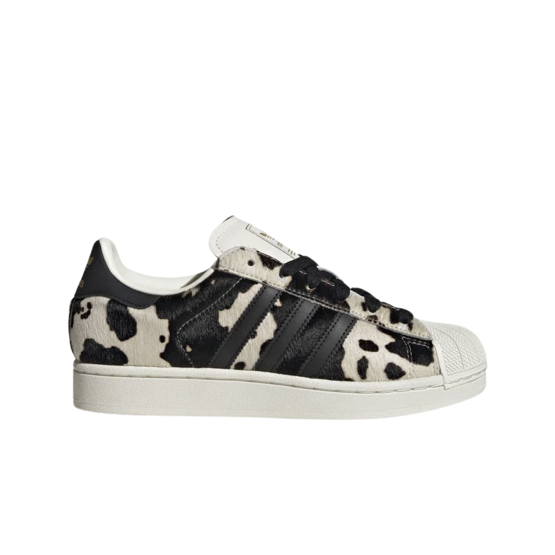 JP8164 (W) Adidas Superstar II Cow Print Core Black Off White