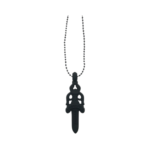 - Chrome Hearts Silichrome Dagger Pendant Black 2023
