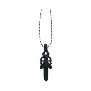 Chrome Hearts Silichrome Dagger Pendant Black 2023