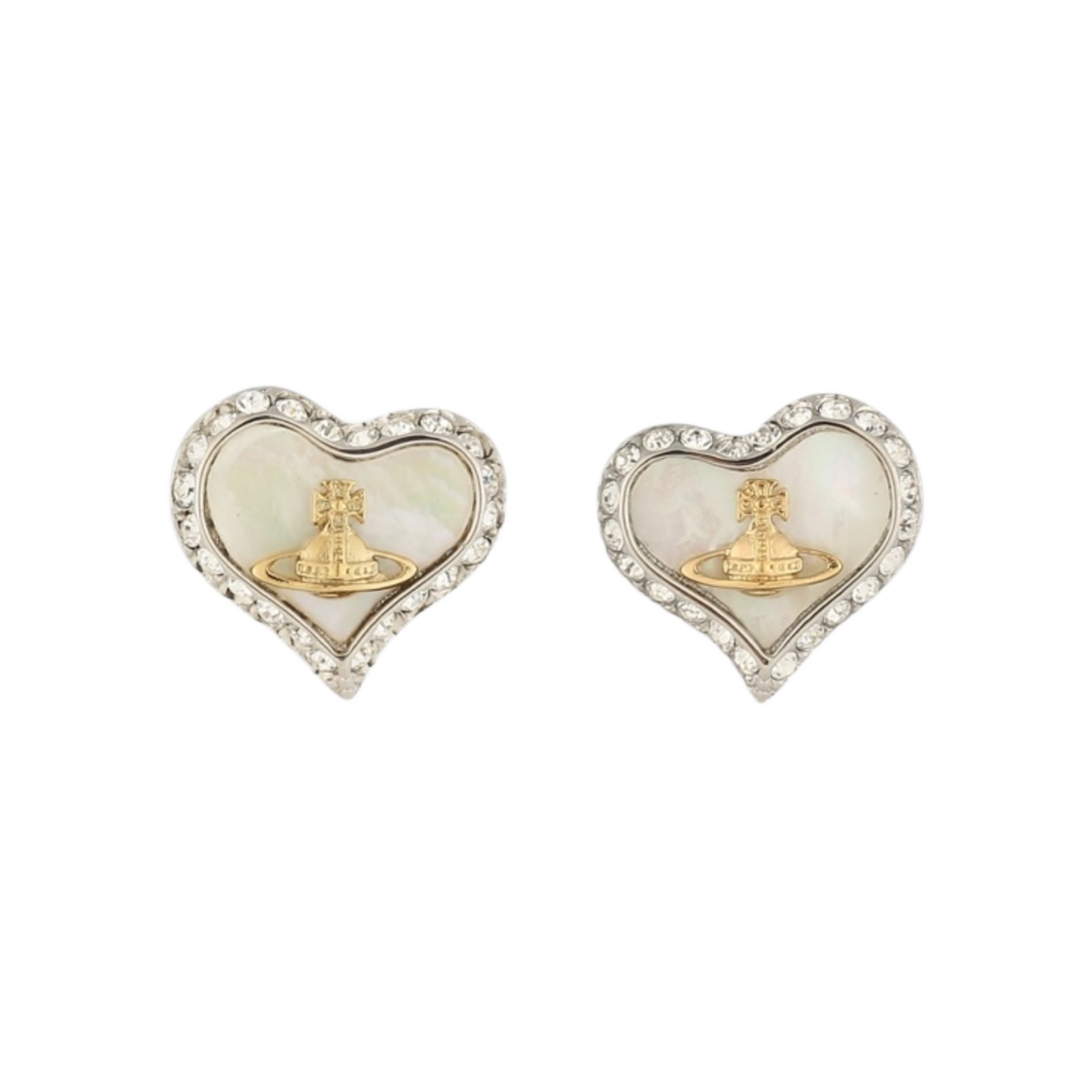 VNTCJW2005/62010074-02P276 (W) Vivienne Westwood Petra Earrings White - 대표 이미지 #1
