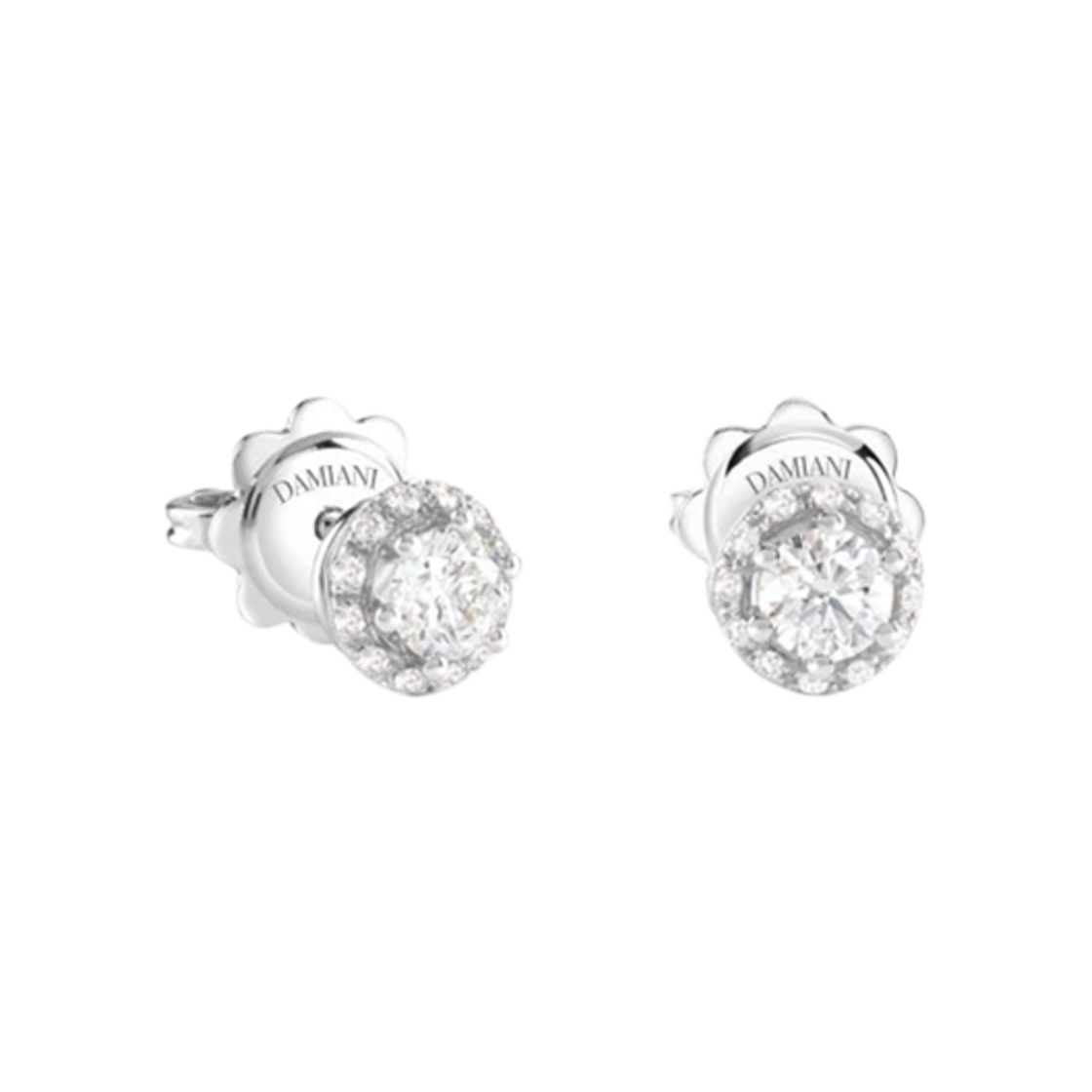 20091061 Damiani Minou Diamonds Earrings White Gold