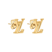 (W) Louis Vuitton LV Iconic Earrings Gold