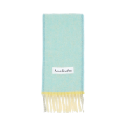 Acne Studios Mohair Wool Fringe Muffler Light Blue