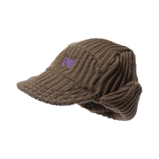 Needles Merino Wool Bird Shooting Cap Brown