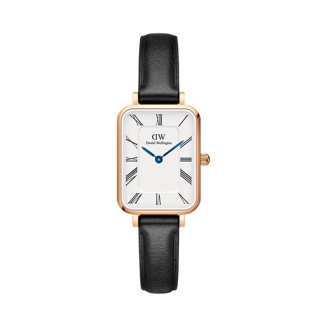 다니엘 웰링턴 20 x 26mm 콰드로 로만 누메랄 쉐필드 로즈골드(Daniel Wellington 20 x 26mm Quadro Roman Numerals Sheffield Rose Gold)